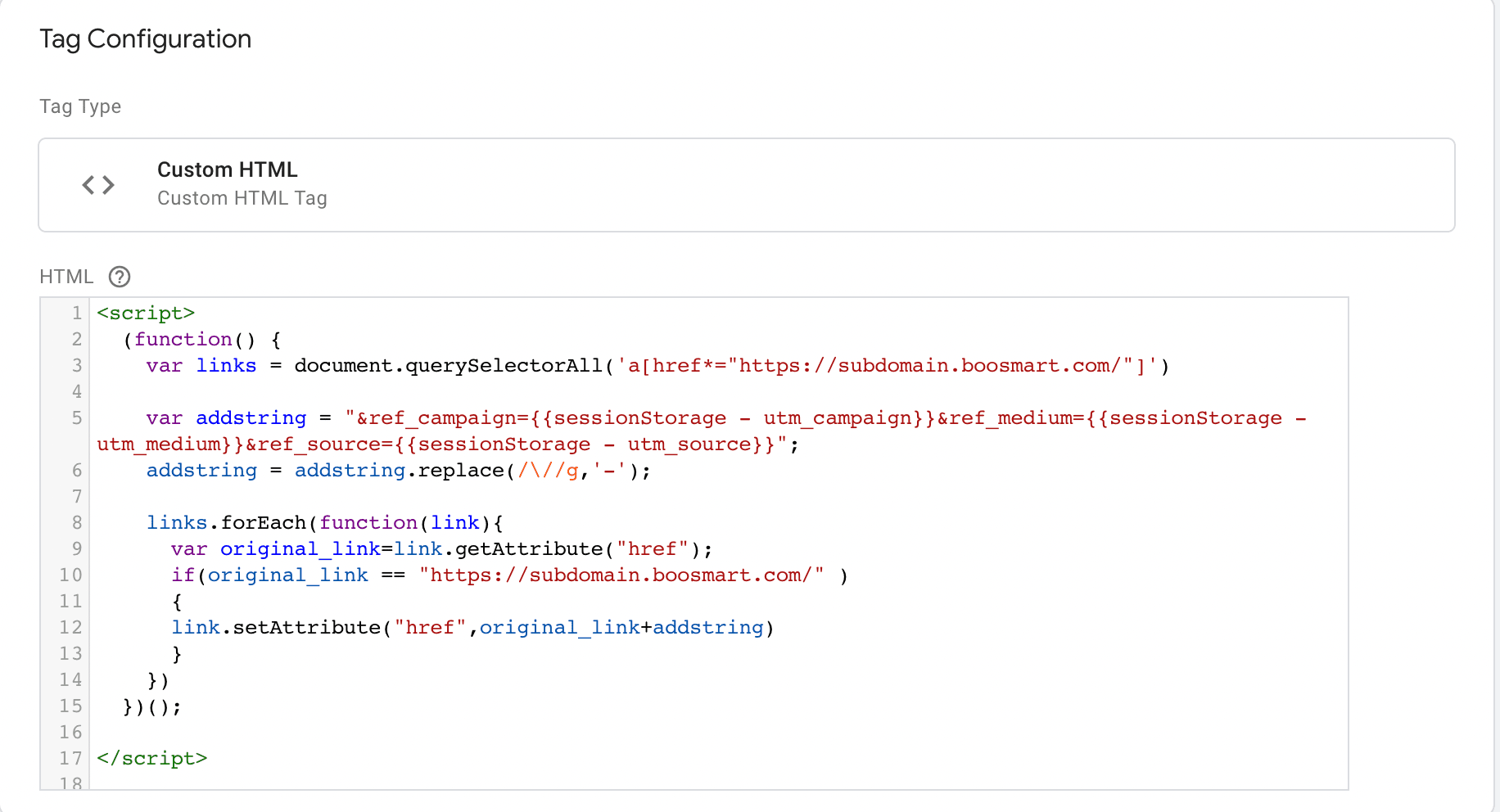 Google Tag Manager a href linklerini değiştirmek
